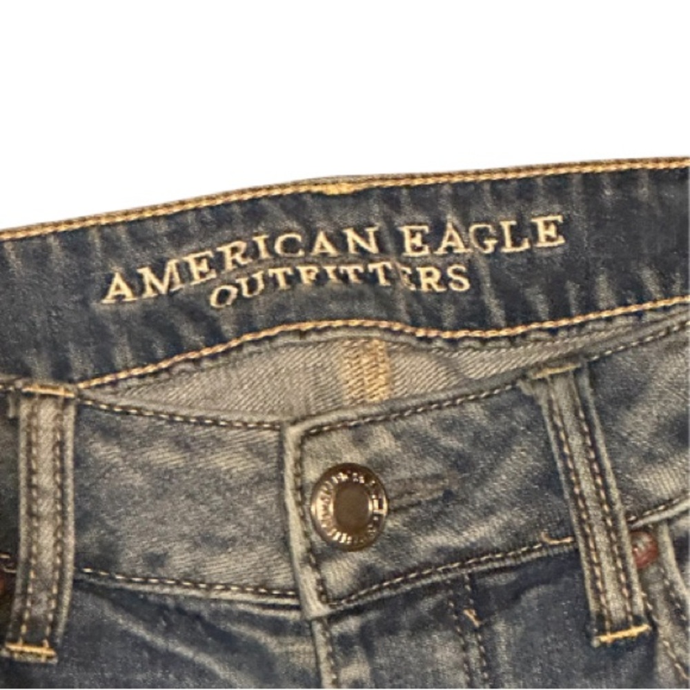 American Eagle Outfitters Tomgirl Distressed Jeans Size 6 - Picture 6 of 11